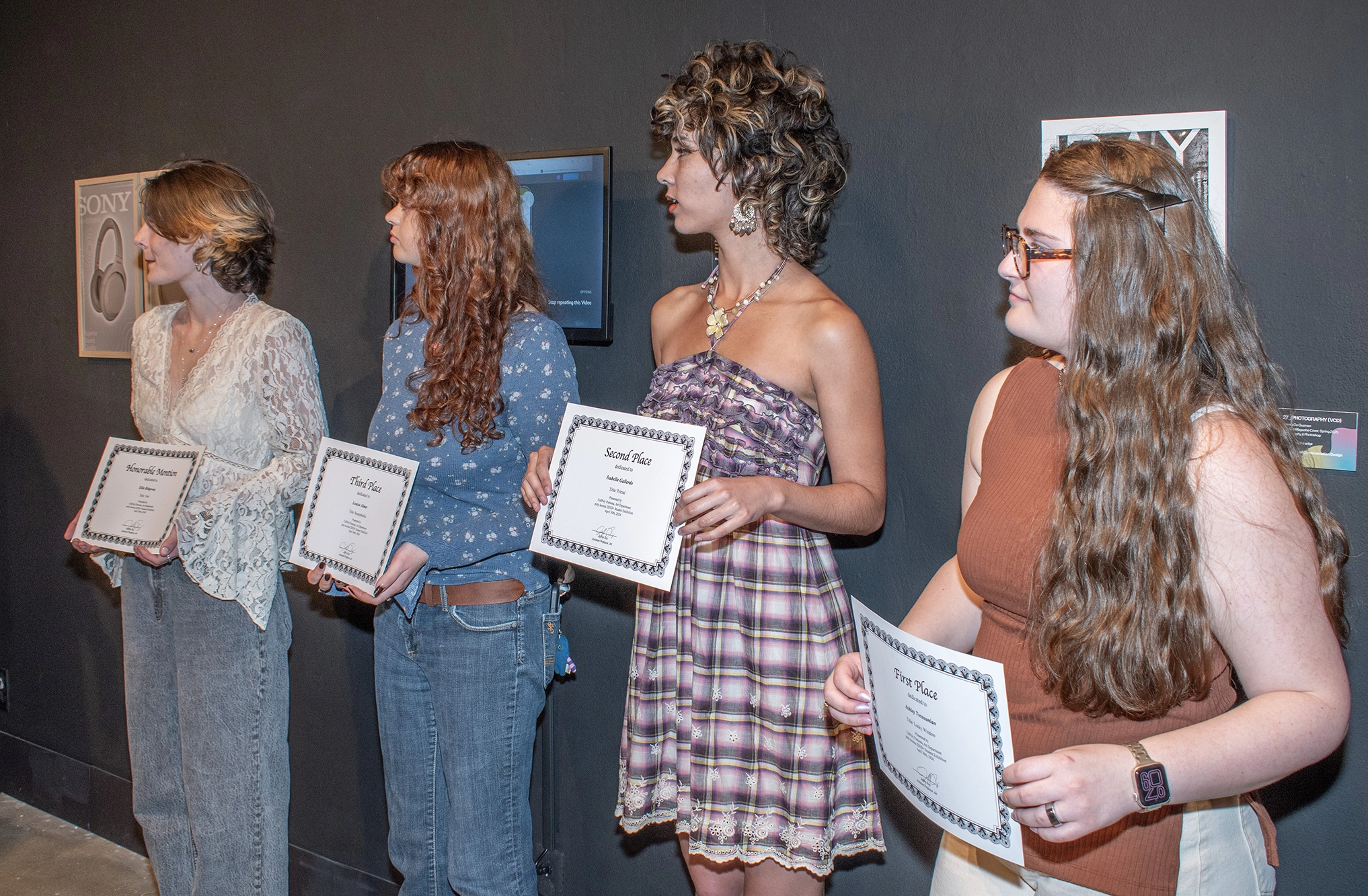 Reception photo of 2D+3D+ Awards.